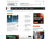 Tablet Screenshot of cydiaos.com